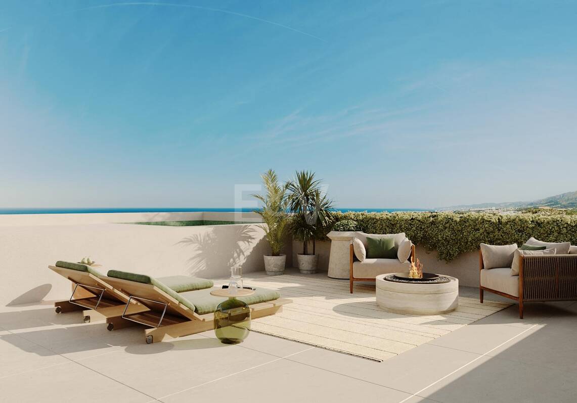 Nouvelle maison semi-détachée avec terrasse sur le toit et bien-être