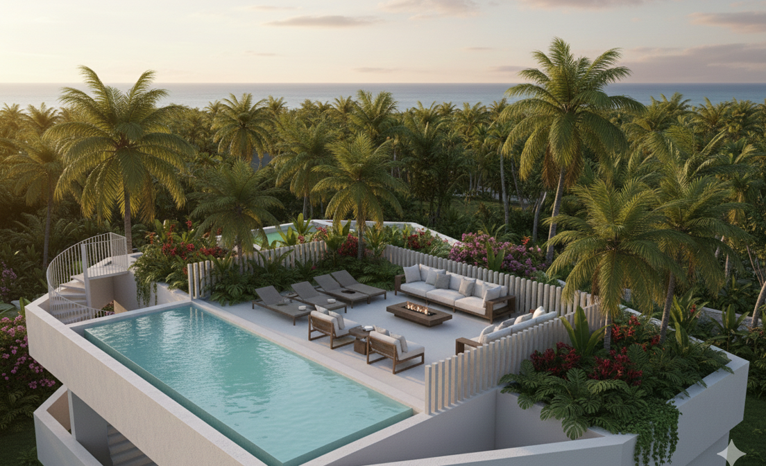 Bungalow am Strand in Los Monteros mit genehmigtem Bauantrag für eine neue Luxusvilla