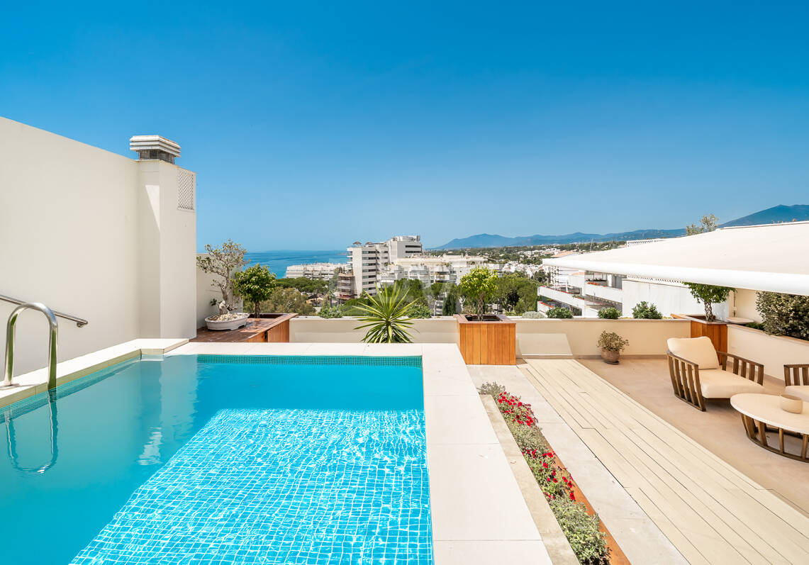 Spacious Duplex Penthouse in Don Gonzalo with Private Plunge Pool