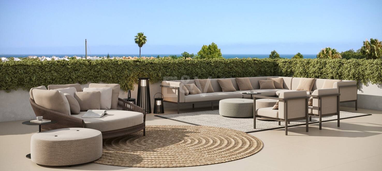 Zeitgenössisches Penthouse mit privater Dachterrasse und Jacuzzi in San Pedro Playa