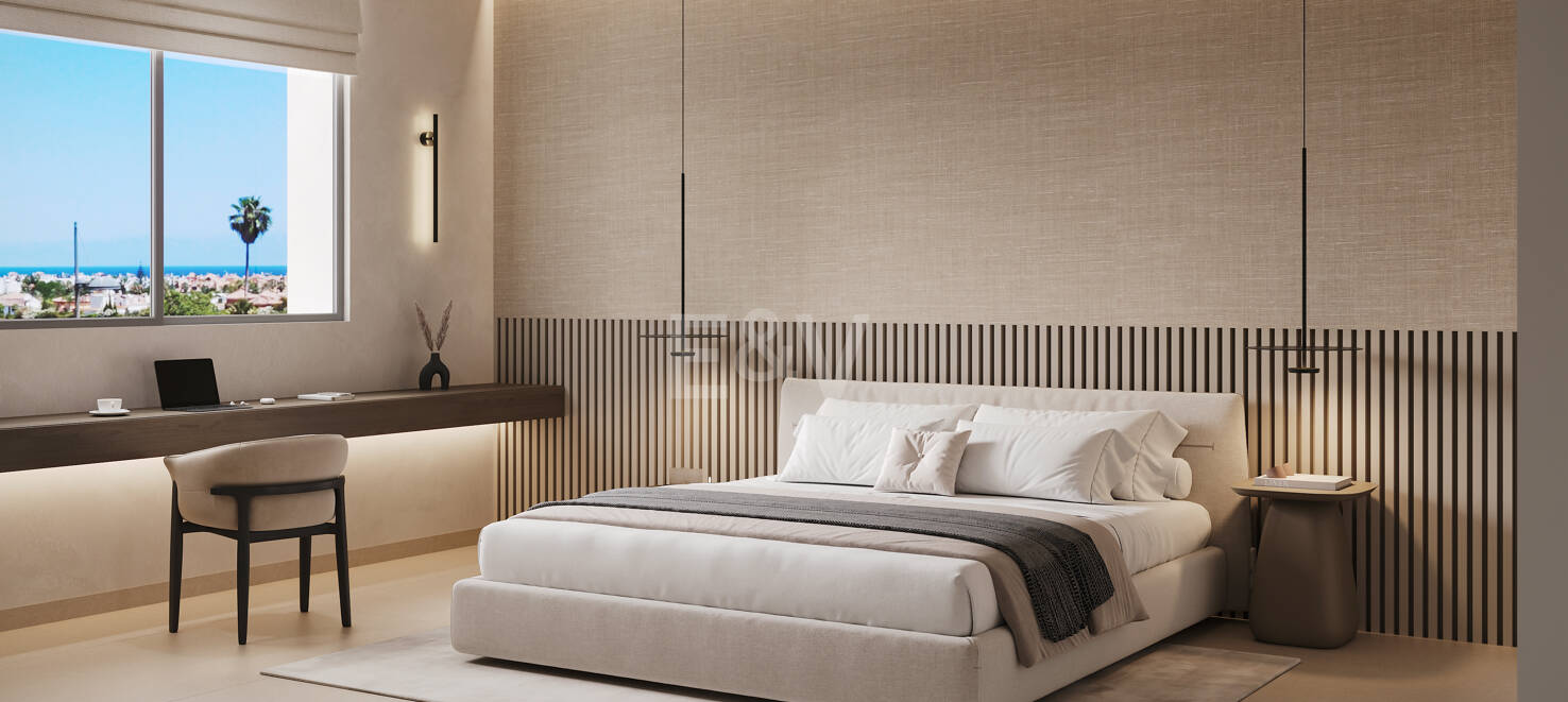 Zeitgenössisches Penthouse mit privater Dachterrasse und Jacuzzi in San Pedro Playa