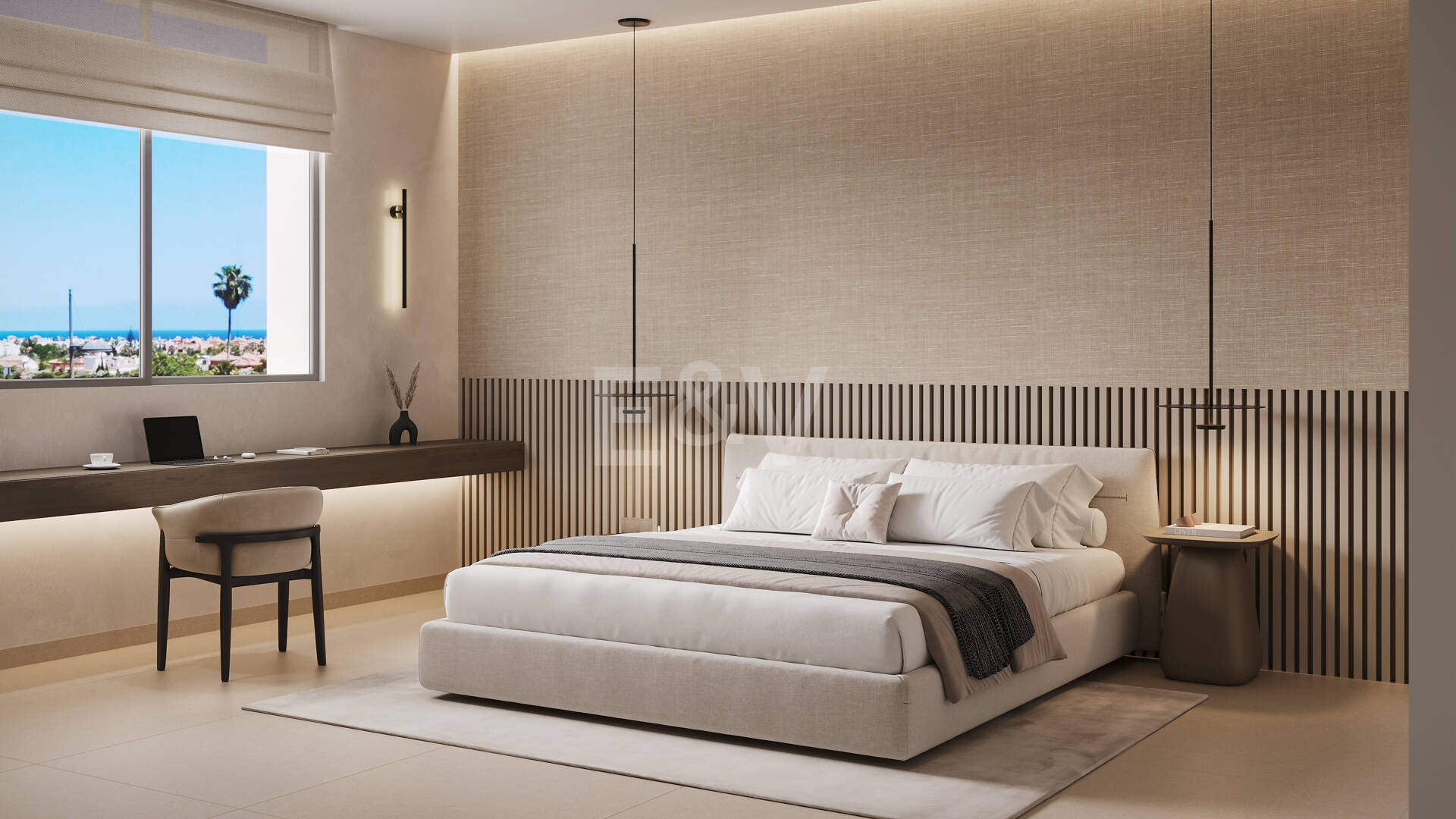 Penthouse contemporain avec toit privé et jacuzzi à San Pedro Playa