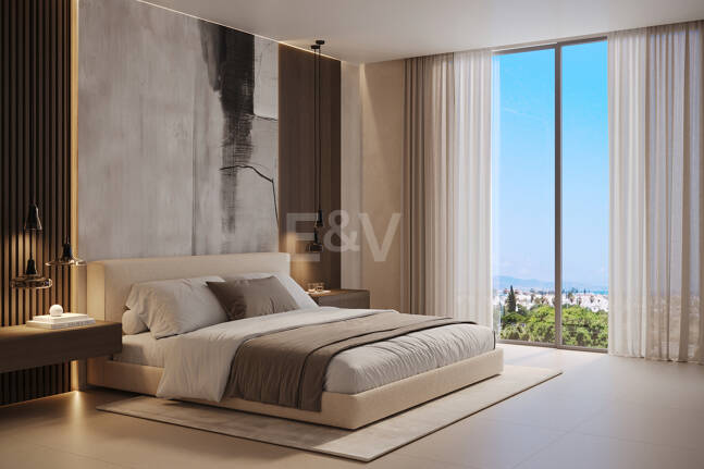 Zeitgenössisches Penthouse mit privater Dachterrasse und Jacuzzi in San Pedro Playa