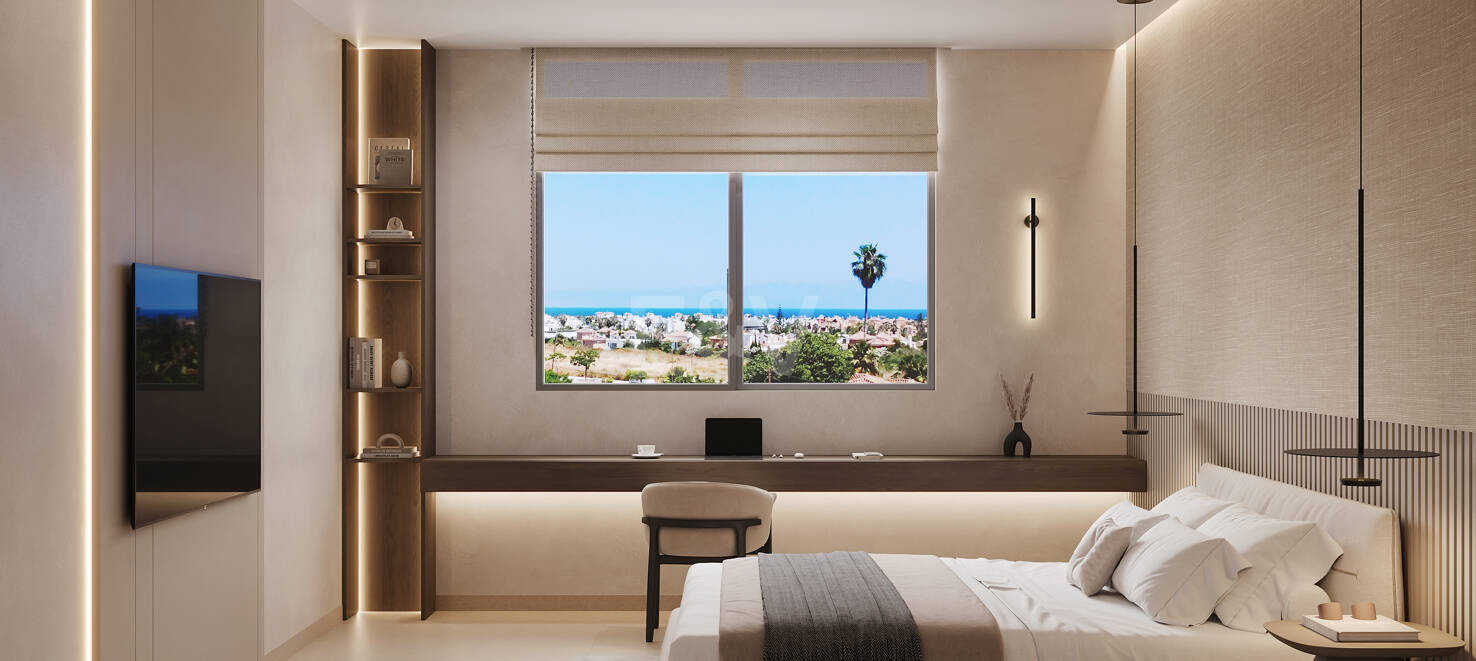 Zeitgenössisches Penthouse mit privater Dachterrasse und Jacuzzi in San Pedro Playa