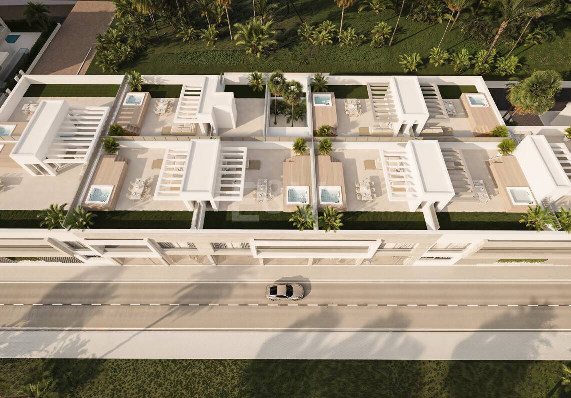 Zeitgenössisches Penthouse mit privater Dachterrasse und Jacuzzi in San Pedro Playa