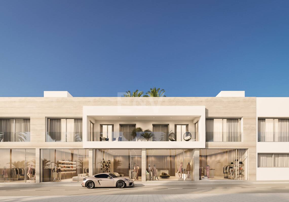 Zeitgenössisches Penthouse mit privater Dachterrasse und Jacuzzi in San Pedro Playa