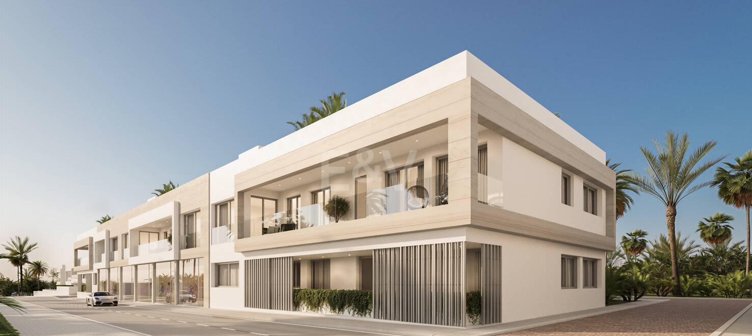 Zeitgenössisches Penthouse mit privater Dachterrasse und Jacuzzi in San Pedro Playa