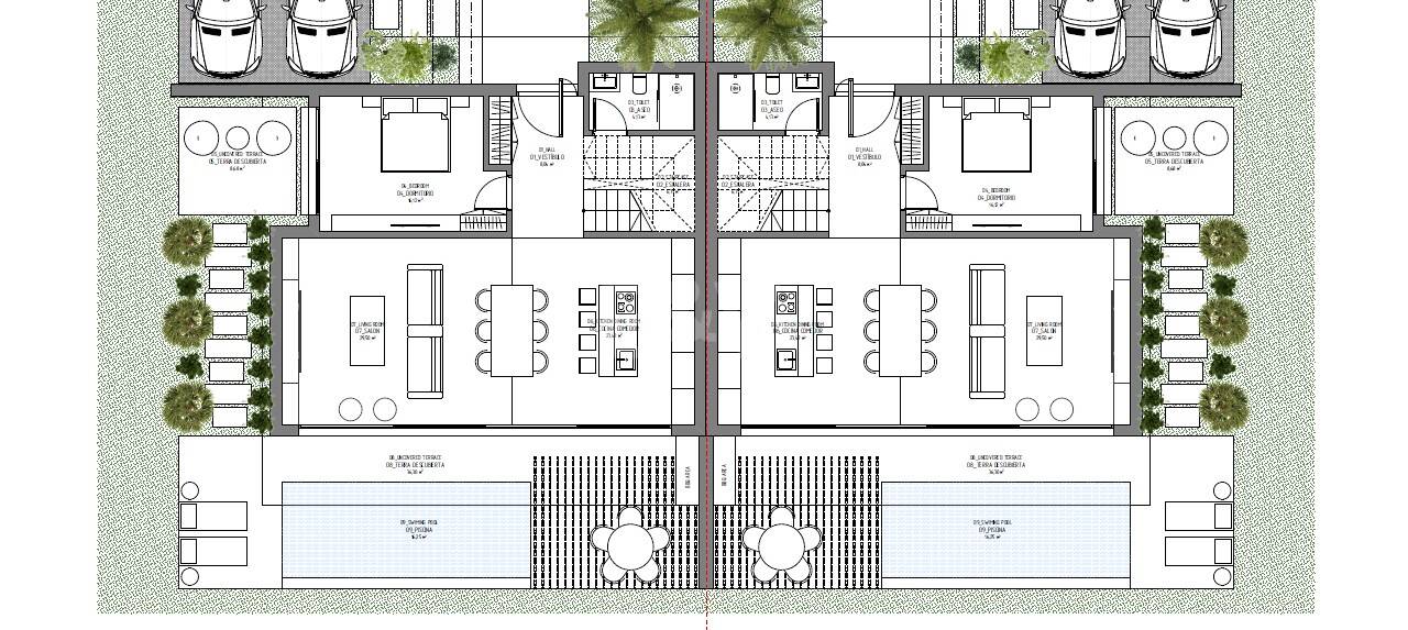 Parhus till salu i Ojen