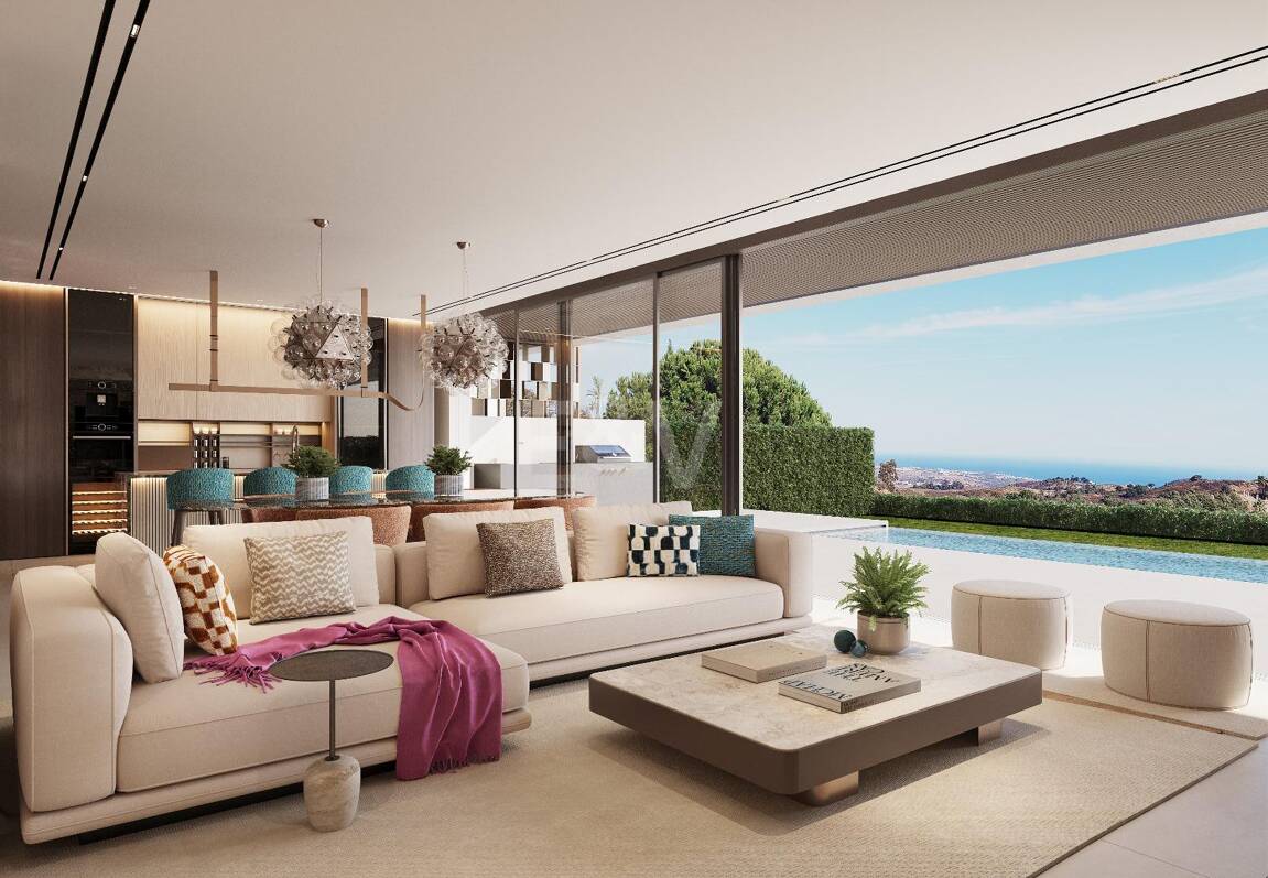 Atemberaubende Doppelhaushälften mit Golf- und Meerblick