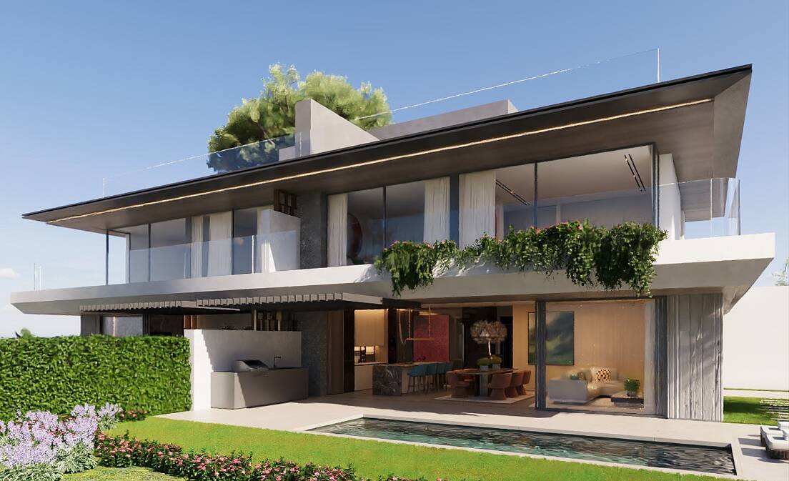 Impresionantes villas adosadas con vistas al golf y al mar