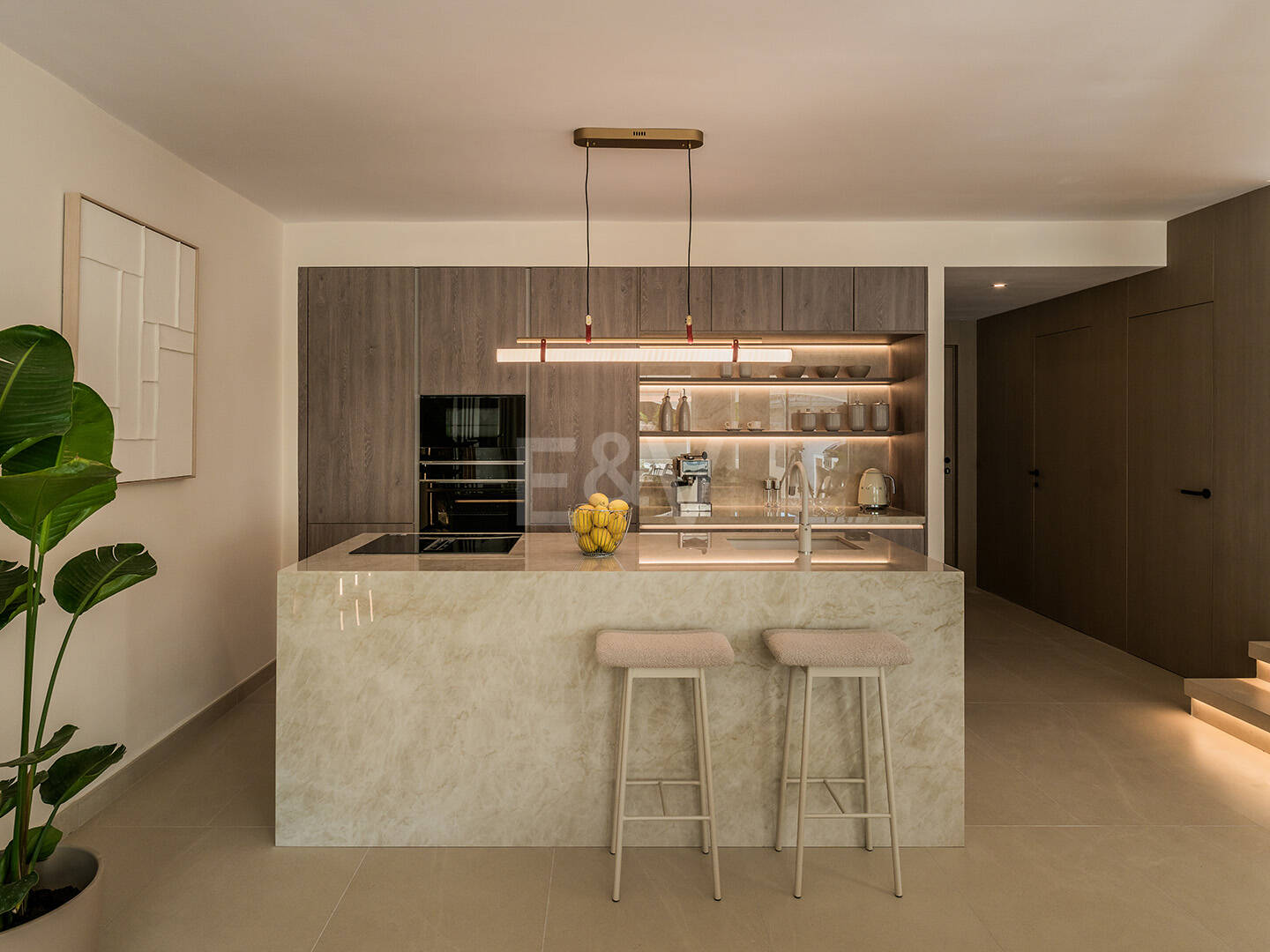 Maison de ville en bord de mer style Ibiza avec piscine chauffée privée et magnifique espace de vie extérieur