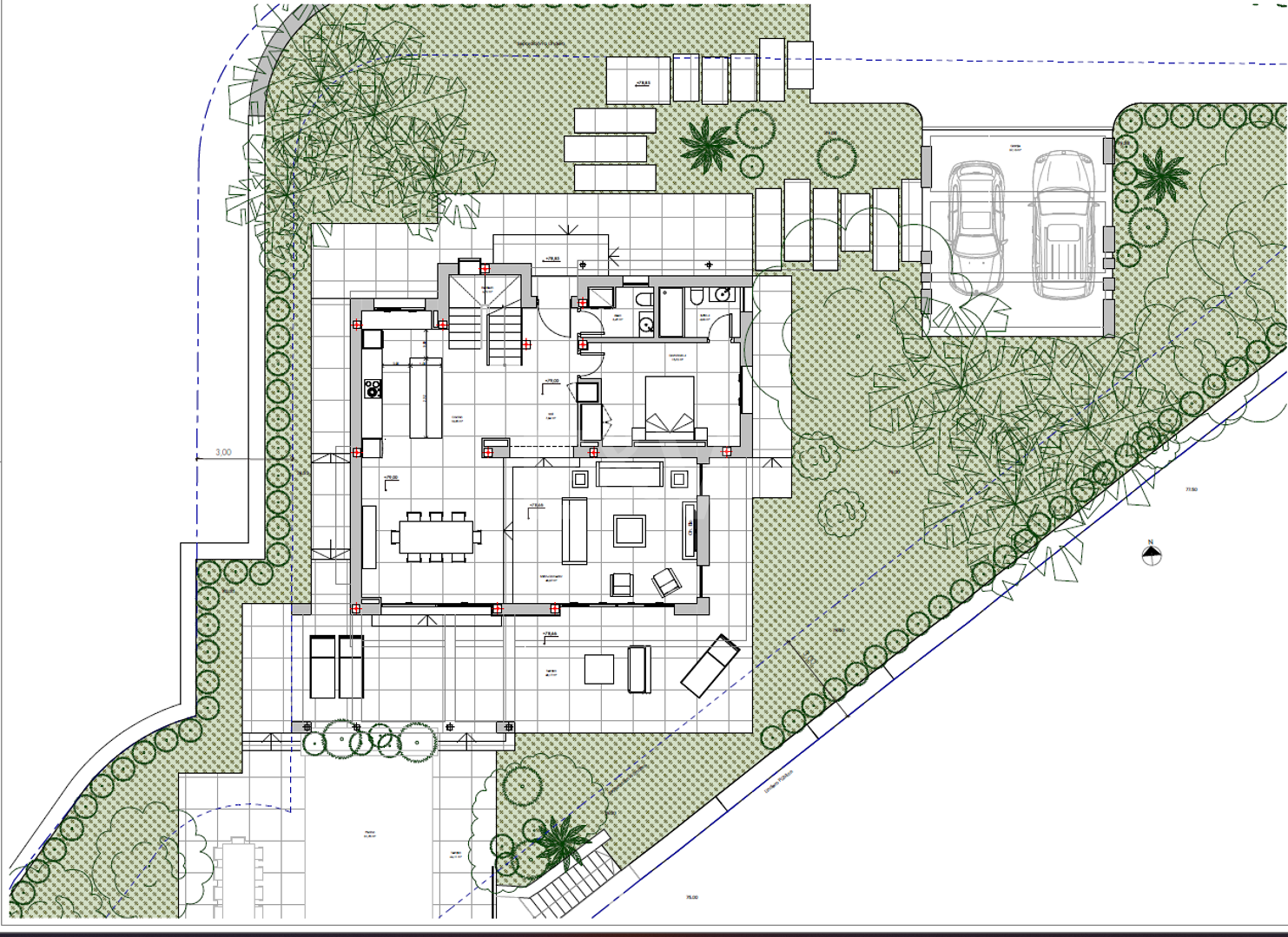 Moderne Villa mit Meerblick in einer privaten Wohnanlage, Rio Real