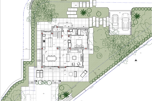 Moderne Villa mit Meerblick in einer privaten Wohnanlage, Rio Real