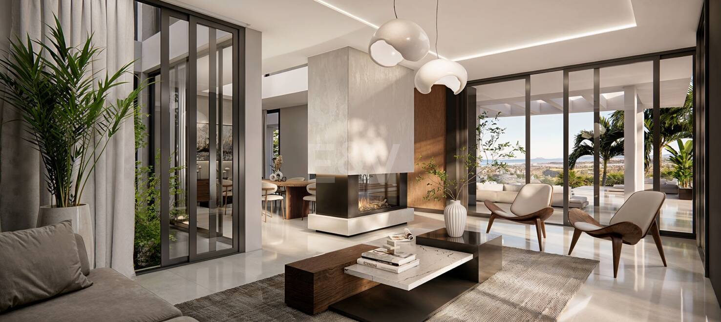 Schlüsselfertige Luxusvilla in Guadalmina am Golfplatz, fußläufig zum Strand