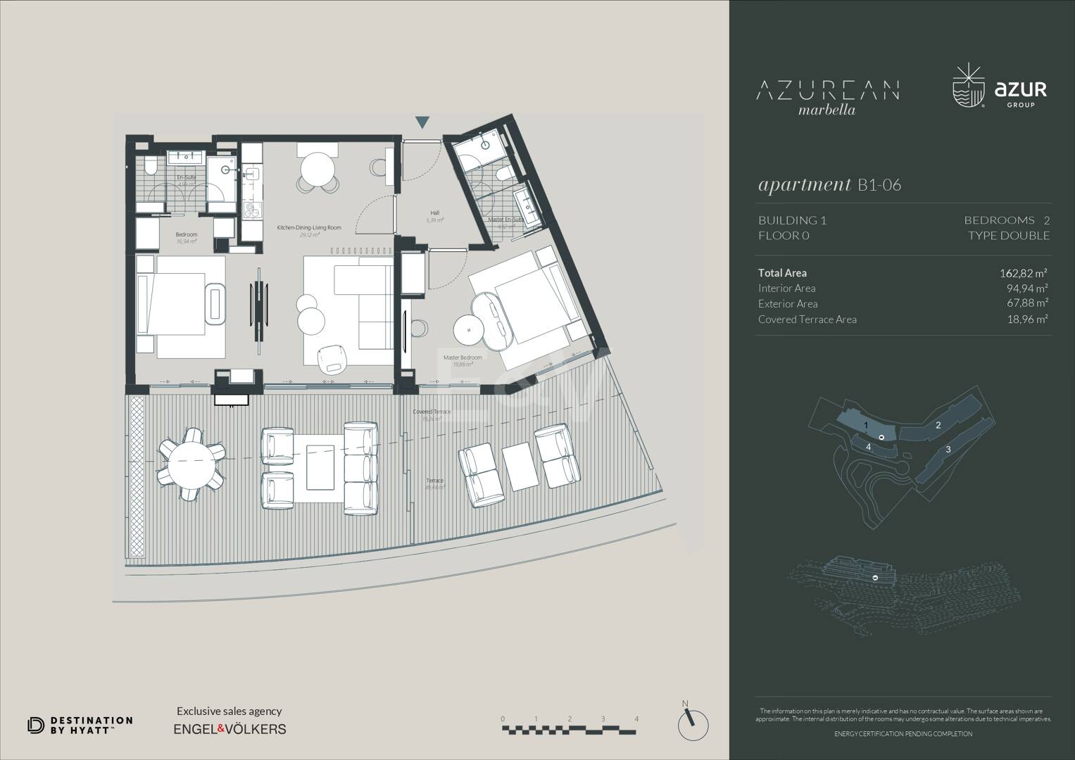 2-Schlaffzimmer Doppel-Suite Residenz im Azurean Marbella | Destination by Hyatt.