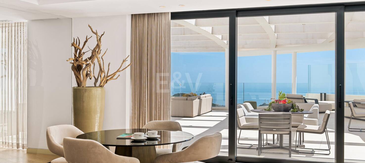 Exklusives, südlich ausgerichtetes Penthouse in Palo Alto Marbella mit Panoramablick auf das Meer