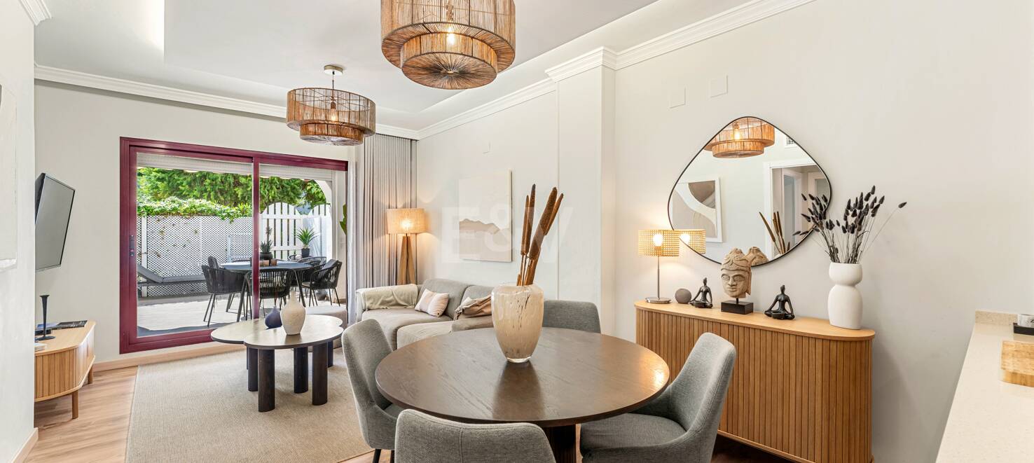 Erdgeschosswohnung in San Pedro nur Schritte vom Strand entfernt