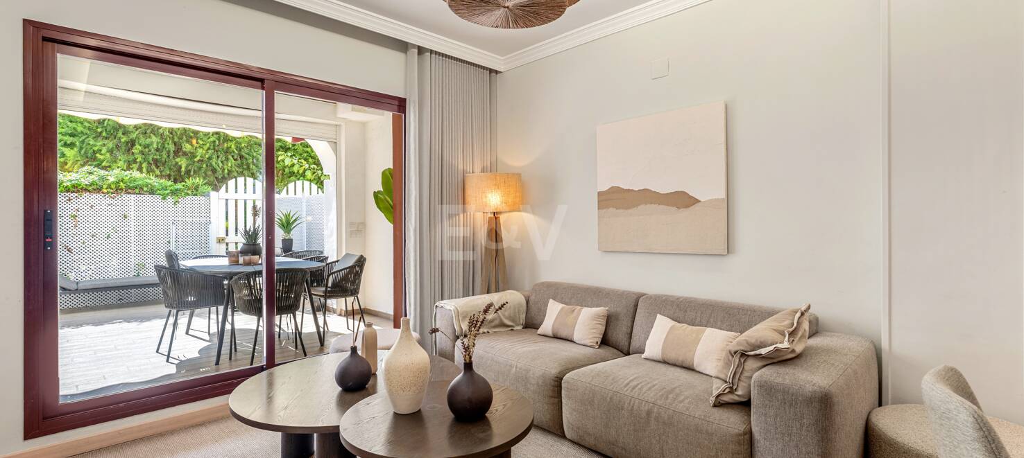 Erdgeschosswohnung in San Pedro nur Schritte vom Strand entfernt