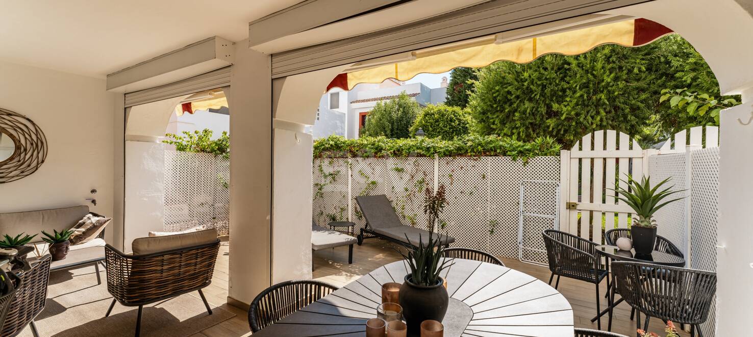 Erdgeschosswohnung in San Pedro nur Schritte vom Strand entfernt