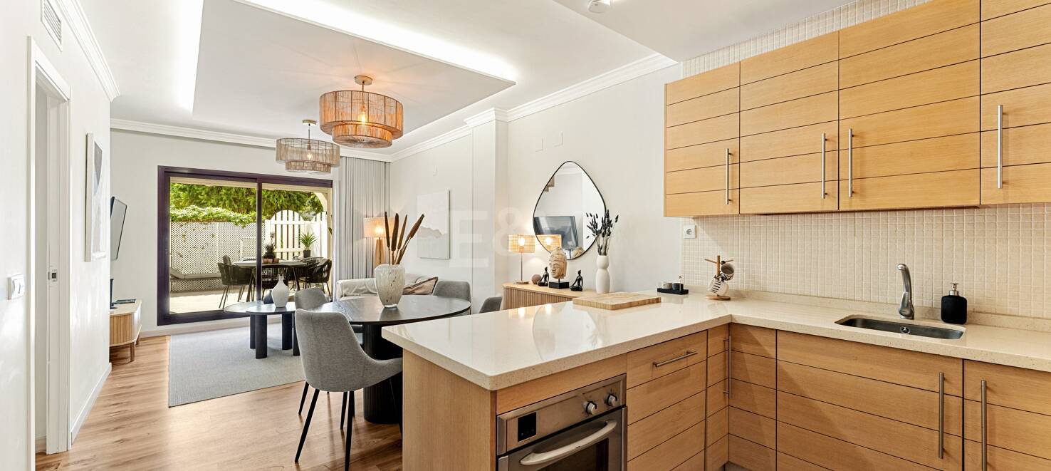 Erdgeschosswohnung in San Pedro nur Schritte vom Strand entfernt