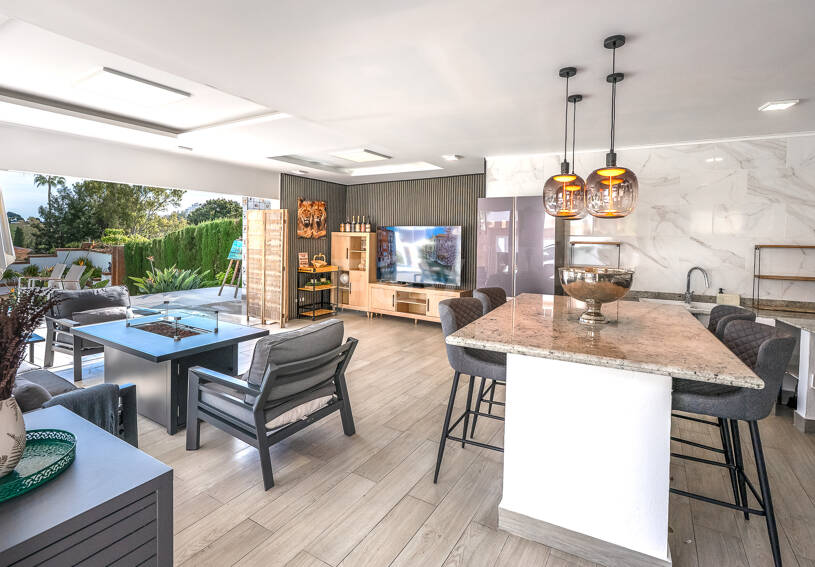 Villa Residencial de Lujo Estilo Boutique en El Paraíso Alto, Benahavís, Marbella para Alquiler Larga temporada – 8 Dormitorios, Excepcional Vida al aire libre