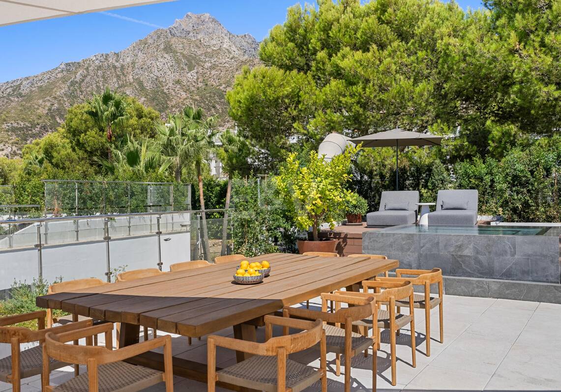 Contemporary Style Semi-Detached Residence with Sea Views and Private Pool in Meisho Hills, Sierra Blanca