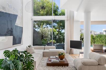 Moderne Doppelhaushälfte mit Meerblick und privatem Pool in Meisho Hills, Sierra Blanca