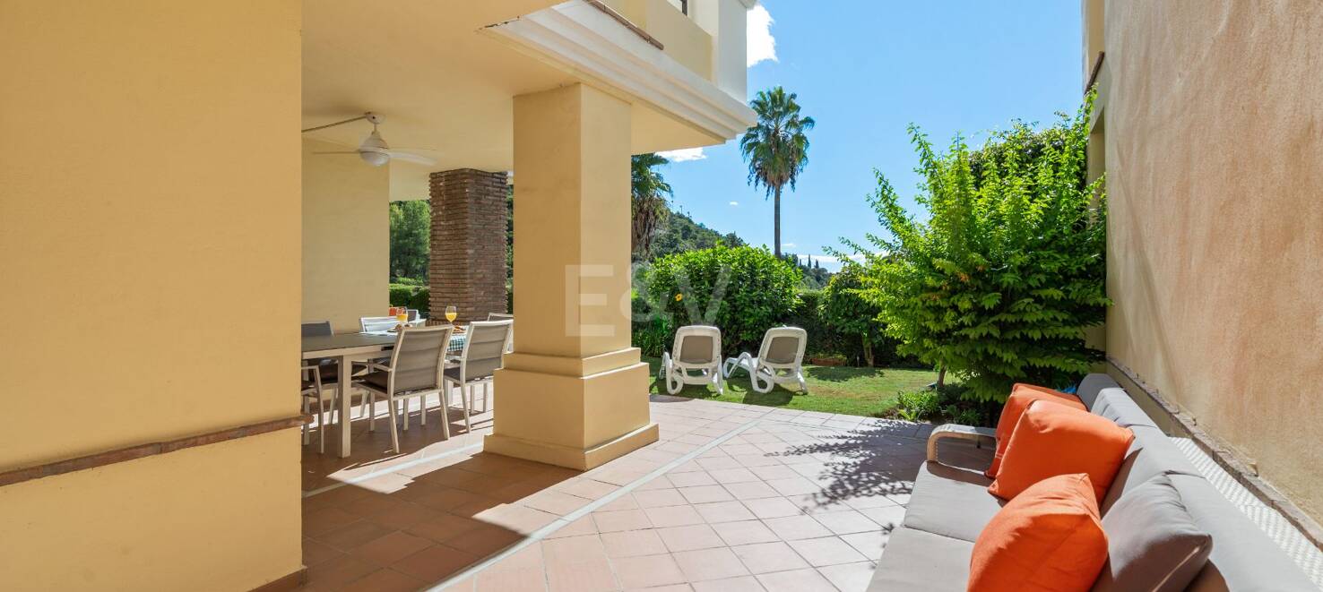 Appartement rez de chaussée à louer en Marbella Golden Mile, Marbella (Toutes les zones)