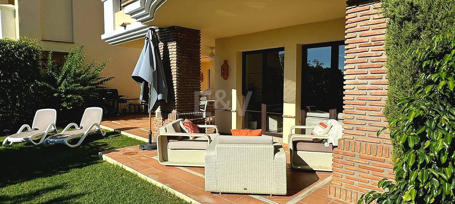 Appartement rez de chaussée à louer en Marbella Golden Mile, Marbella (Toutes les zones)
