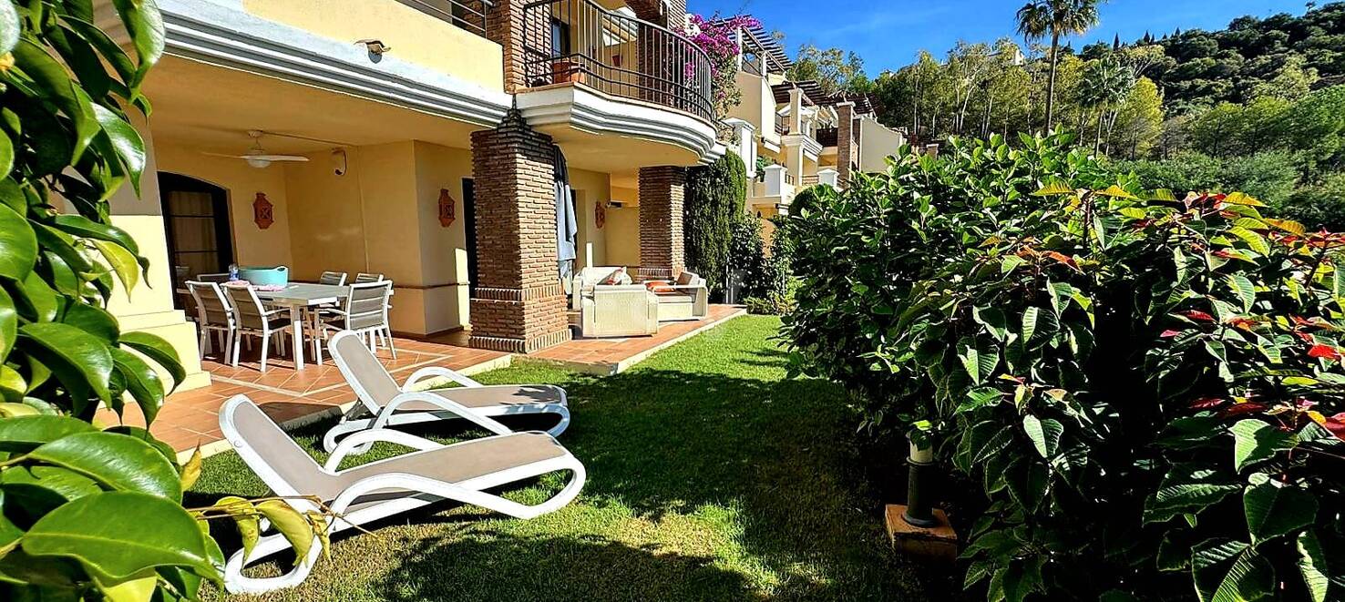 Appartement rez de chaussée à louer en Marbella Golden Mile, Marbella (Toutes les zones)