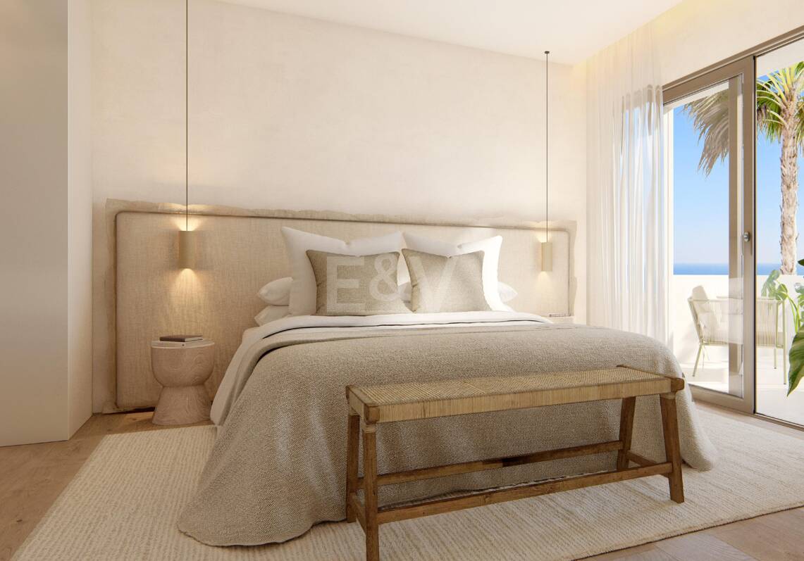 Villa de style andalou au design scandinave dans une communauté paisible