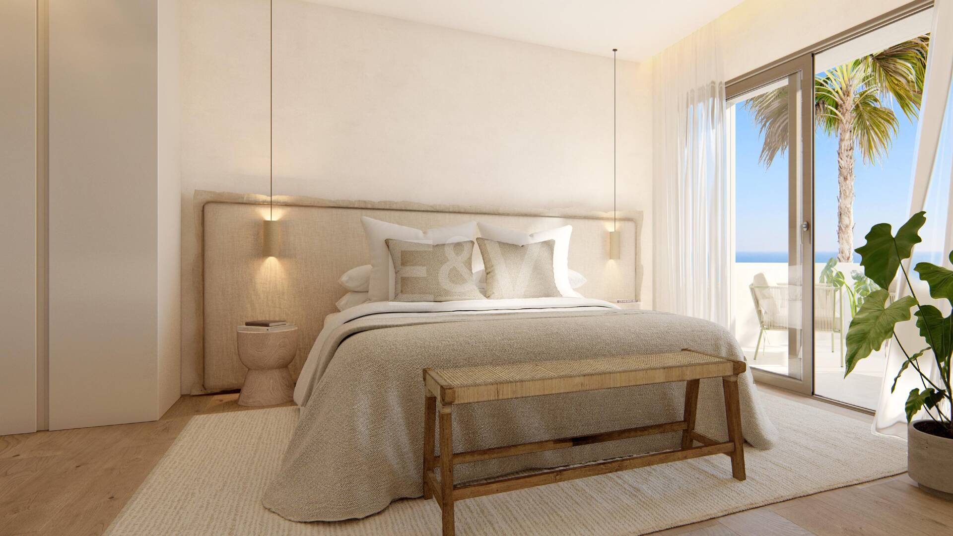 Andalusian Style Villa with Scandinavian Design in Peaceful Gated Community