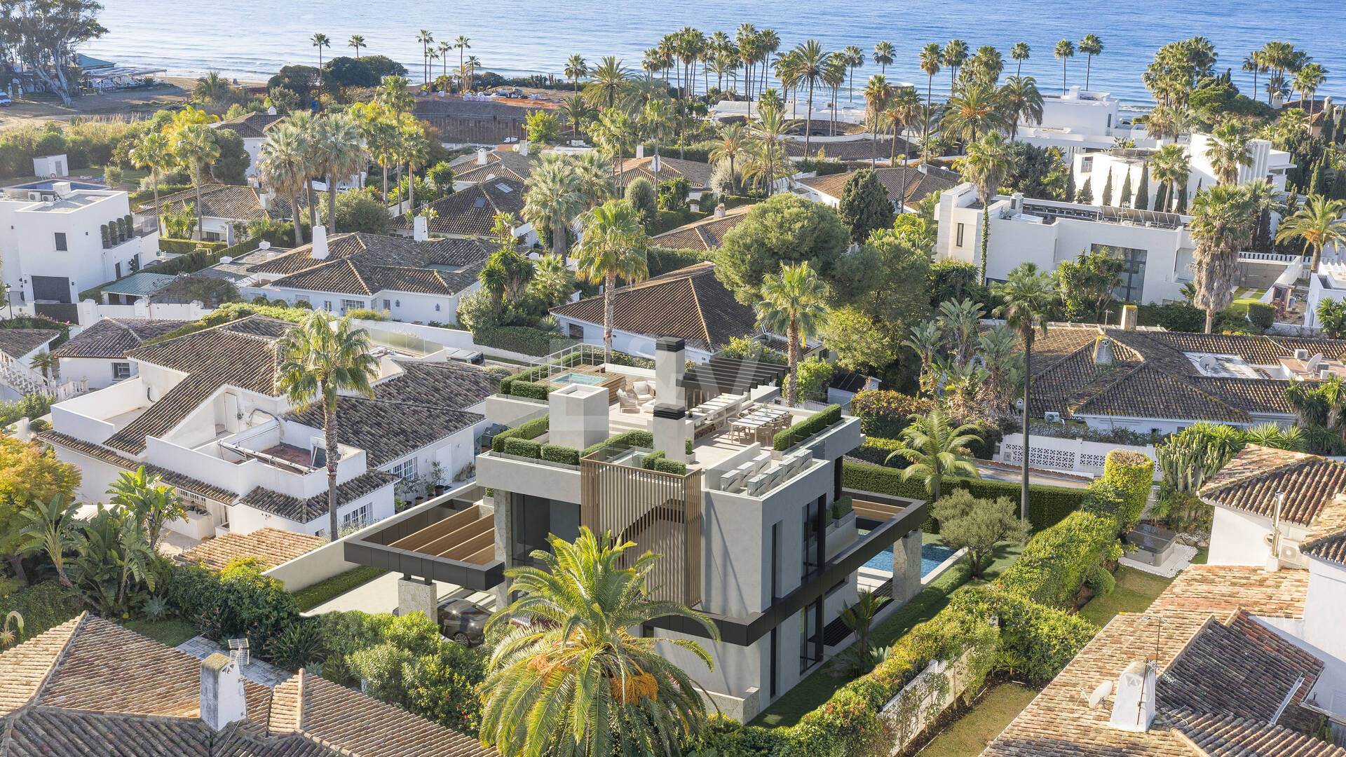 New-build Modern Villa in Los Monteros, 300 Metres from the Beach