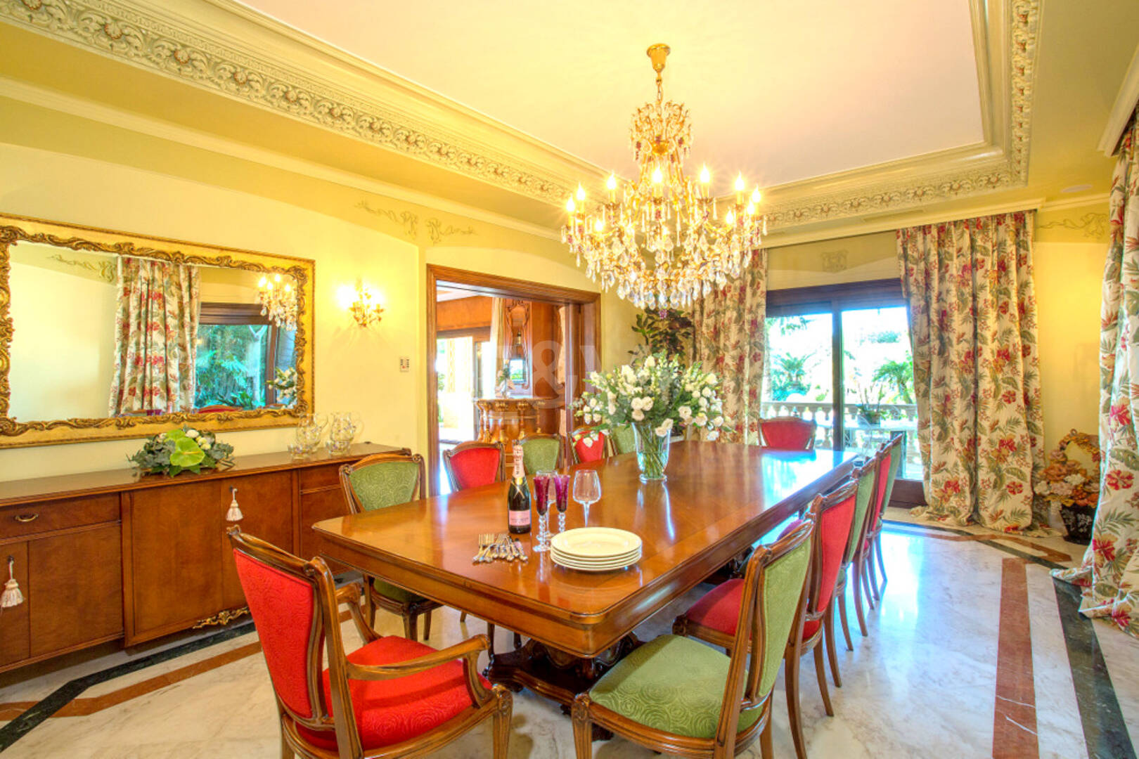 Grand Palatial Estate with Panoramic Sea Views Close to Sierra Blanca, Marbella Golden Mile