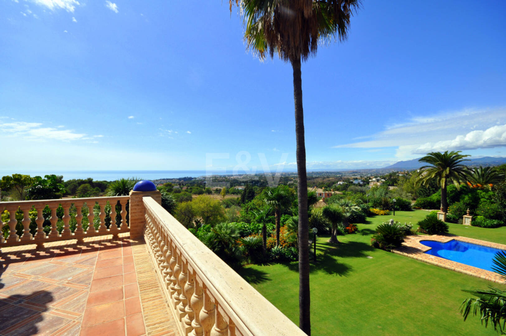 Grand Palatial Estate with Panoramic Sea Views Close to Sierra Blanca, Marbella Golden Mile