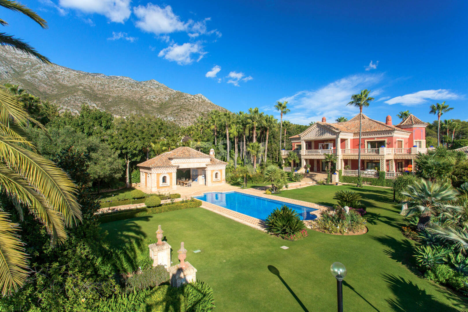 Grand Palatial Estate with Panoramic Sea Views Close to Sierra Blanca, Marbella Golden Mile