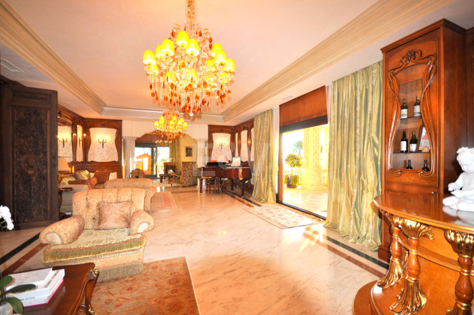 Grand Palatial Estate with Panoramic Sea Views Close to Sierra Blanca, Marbella Golden Mile