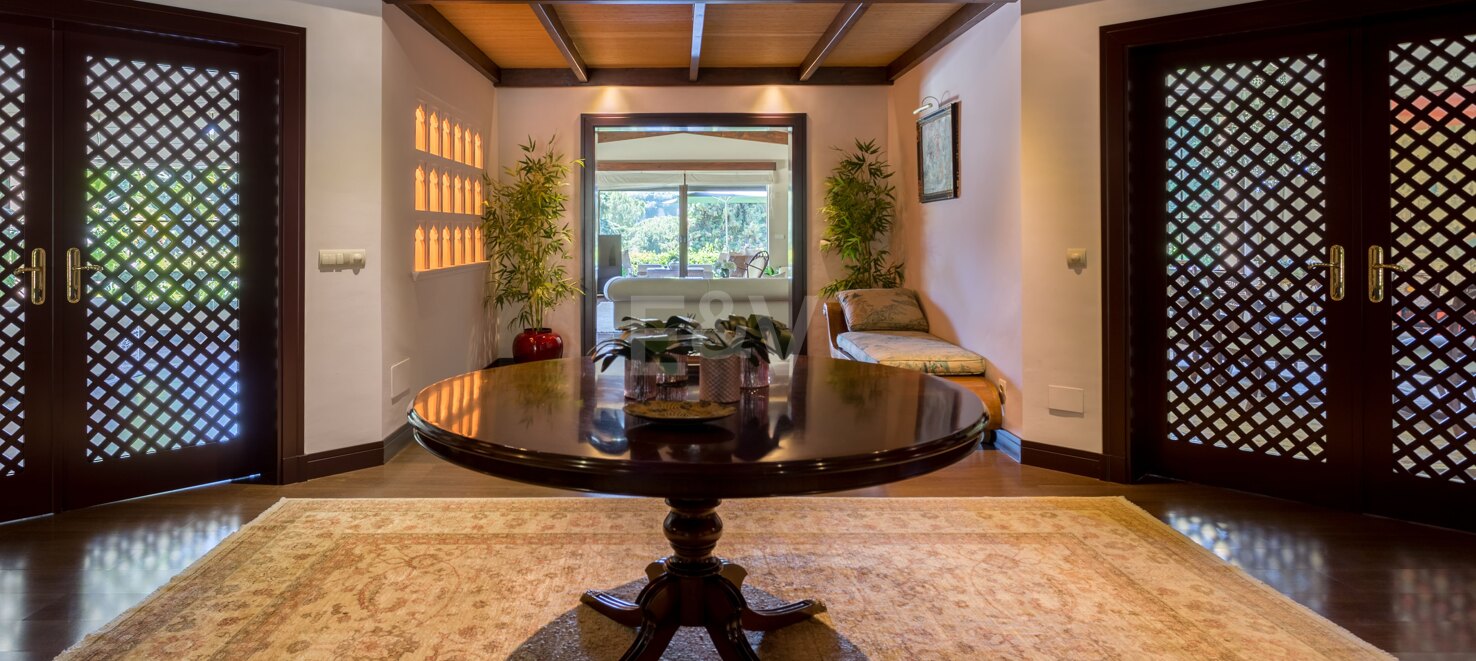 Villa única de estilo africano