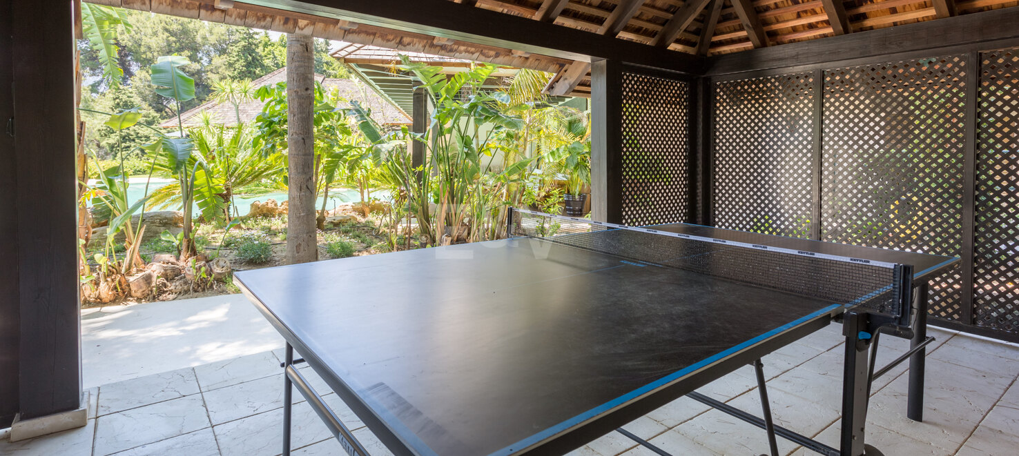 Villa única de estilo africano