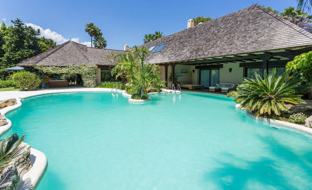 Einzigartige Villa im afrikanischen Stil