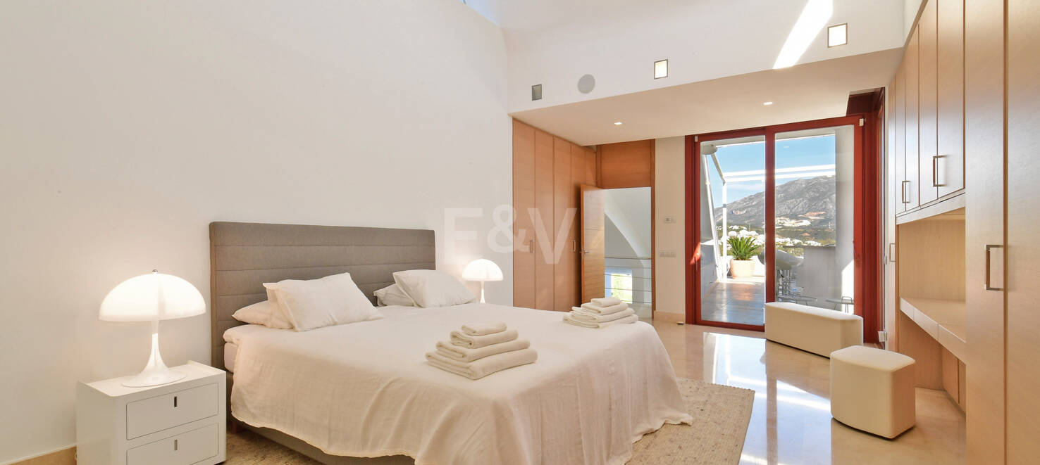 Villa contemporaine avec vue panoramique