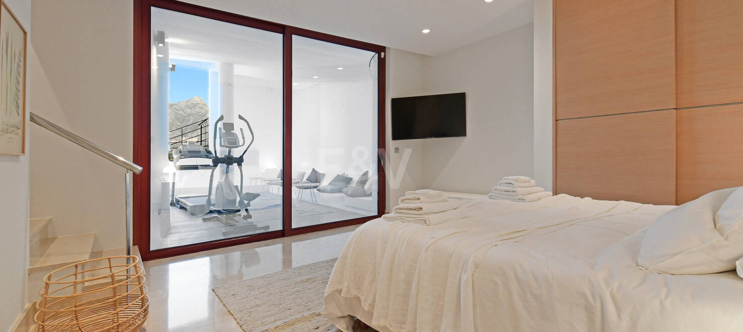 Villa contemporaine avec vue panoramique