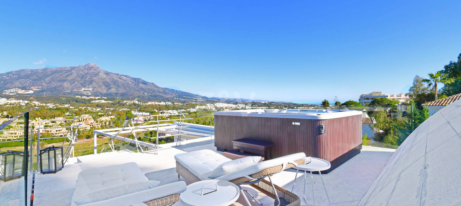Villa contemporaine avec vue panoramique