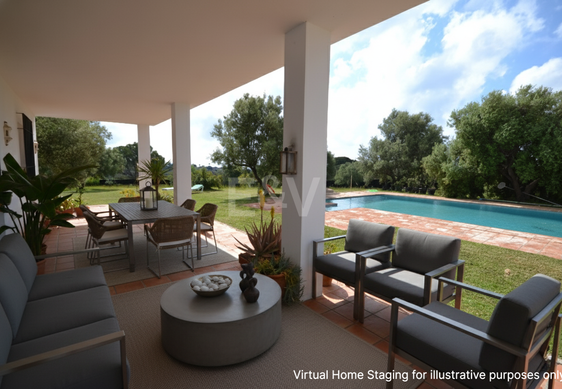 Charmig Country-Style Villa med stor tomt och olivlund