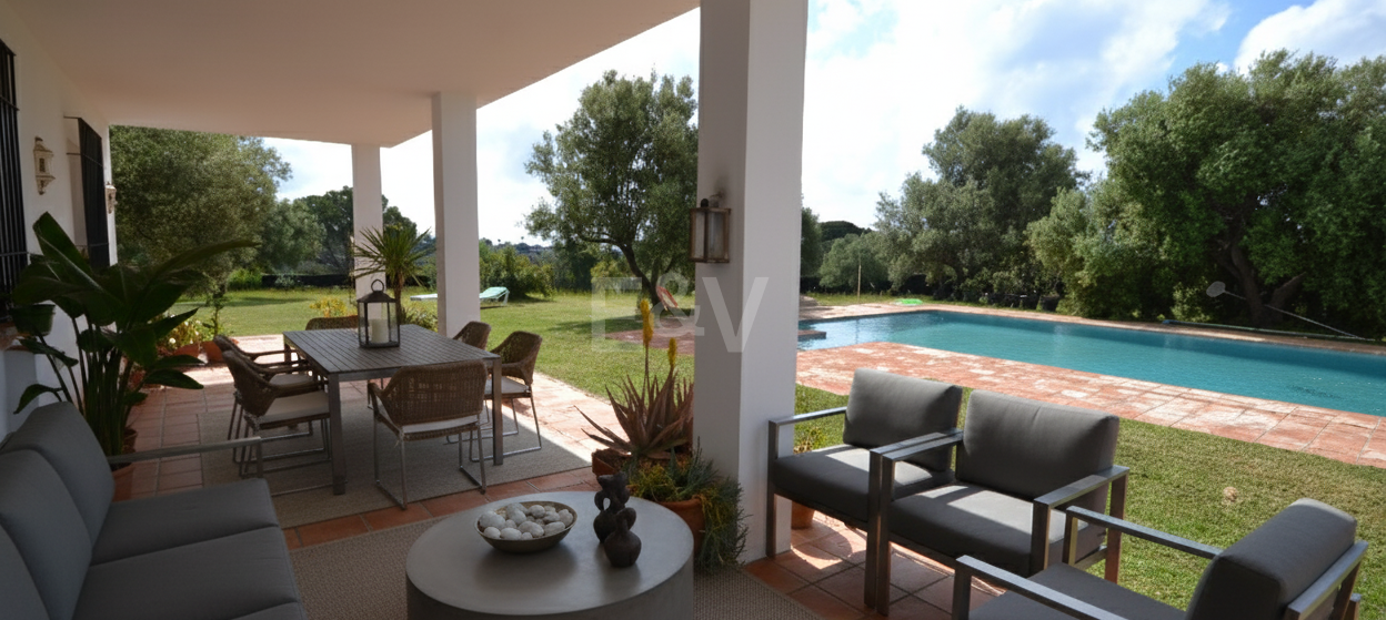 Charmig Country-Style Villa med stor tomt och olivlund