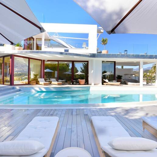 Modern villa med panoramautsikt, Nueva Andalucía