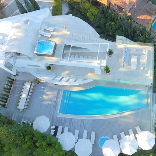 Modern villa med panoramautsikt, Nueva Andalucía