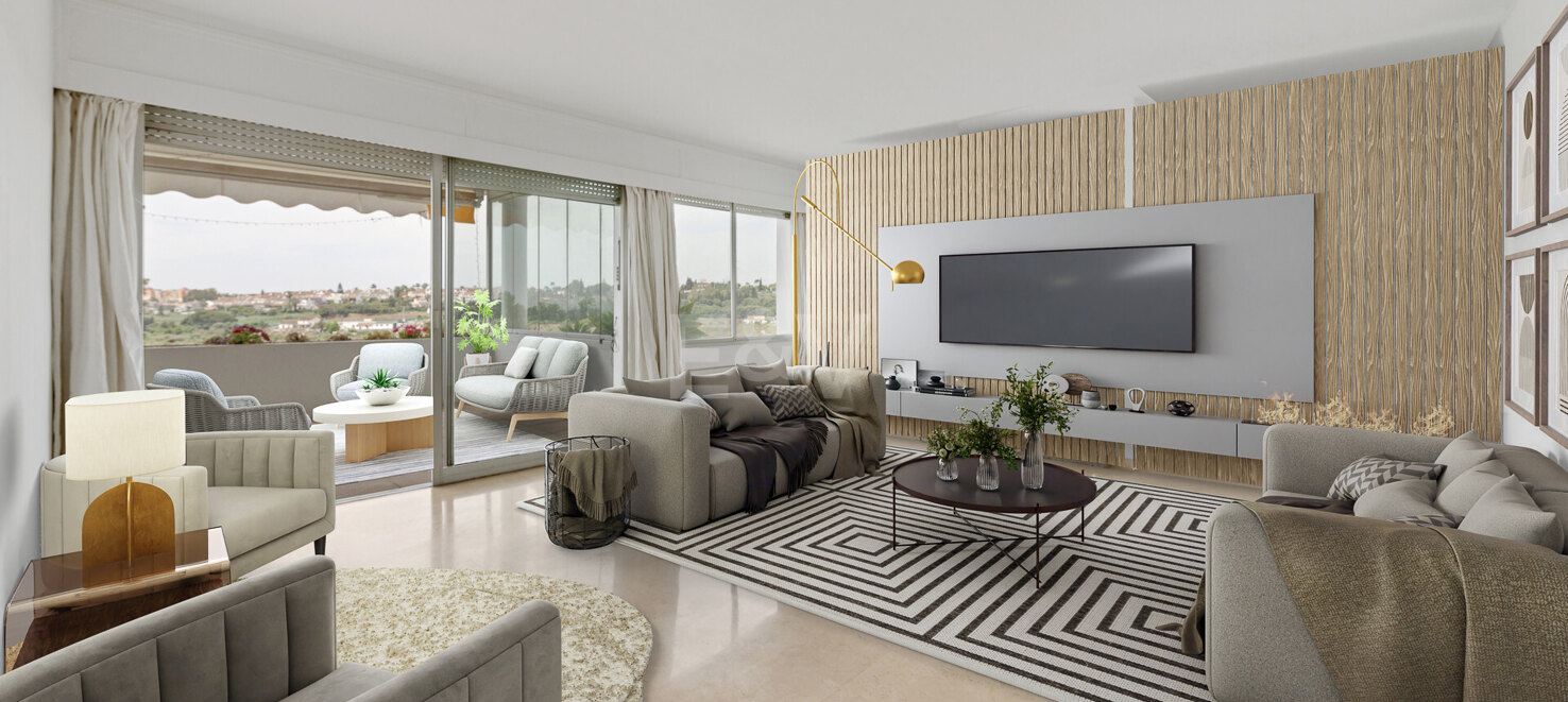 Expansiv Guadalmina Lägenhet i Frontline Golf Community