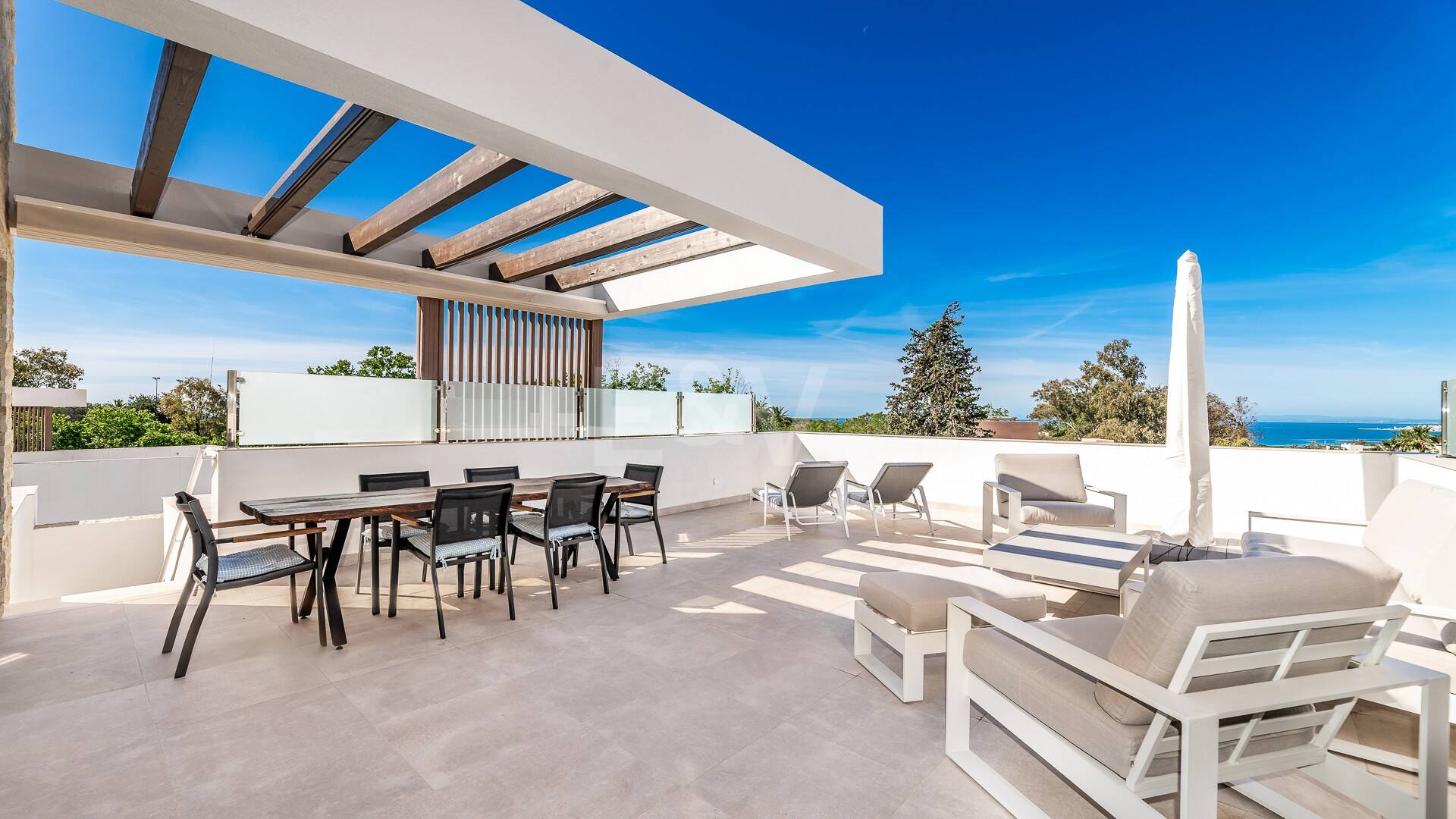 Snygg Modern Villa i La Fuente, Walking Avstånd till stranden