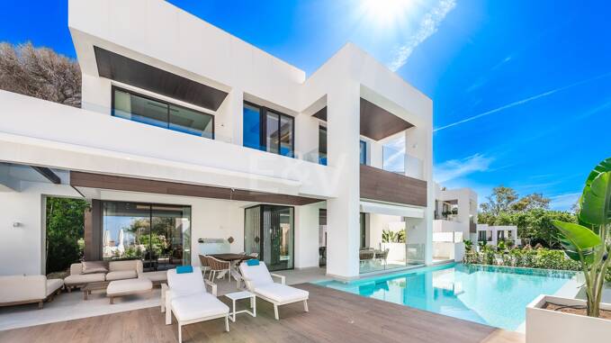 Snygg Modern Villa i La Fuente, Walking Avstånd till stranden